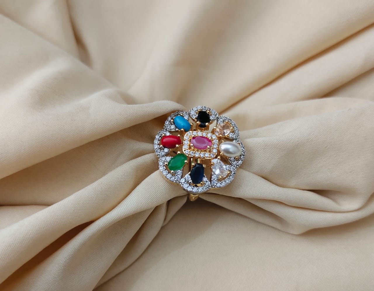 Modern Adjustable Party Wear Ring