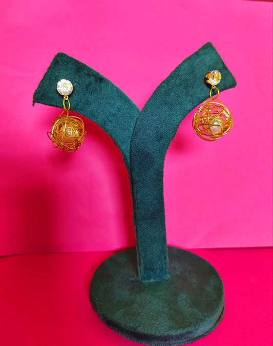 Surogya Royal Gold Plated Earrings for Women