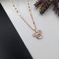 Elegant Gold Finish Pendant Chain