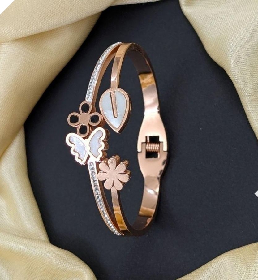 Surogya Stylish Gold Finish Bracelet for Women