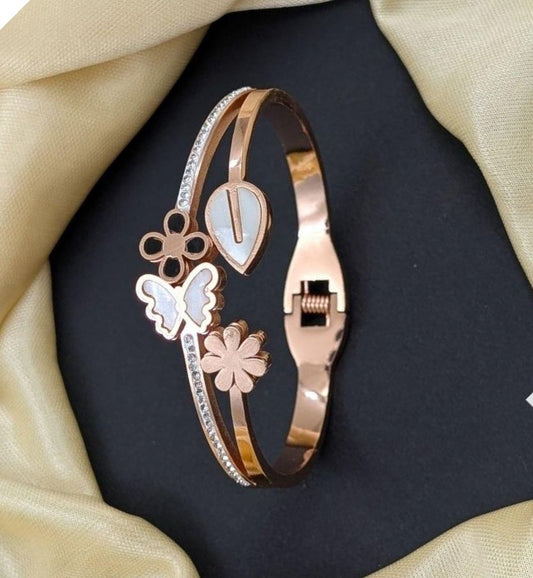 Surogya Stylish Gold Finish Bracelet for Women