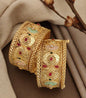 Surogya Royal Traditional Heavy Bangles with Stone Work