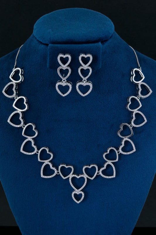 Surogya Stylish Necklace with Matching Earrings Set