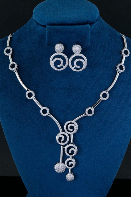 Surogya Premium Quality Necklace Set with Earrings