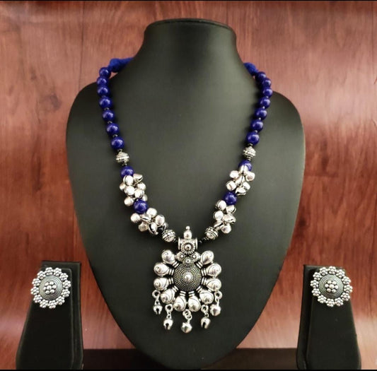 Surogya Designer Necklace Set with Earrings for Women