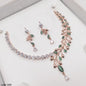 Surogya Everyday Wear Stylish Necklace with Earrings