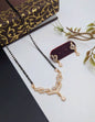 Surogya Traditional Black Beads Gold Plated Mangalsutra
