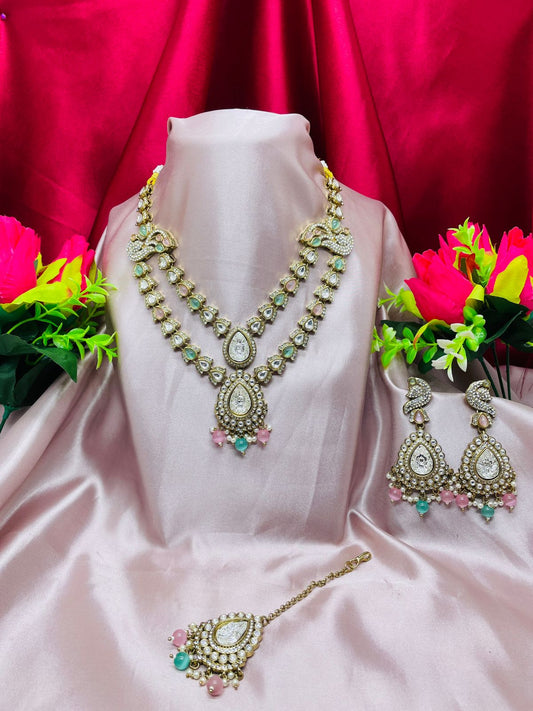 Surogya Traditional Ethnic Necklace & Earrings Set