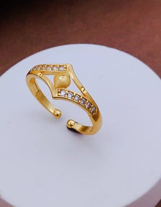 Surogya Exclusive Gold Plated Ring
