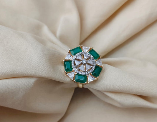Elegant Stone Studded Party Ring