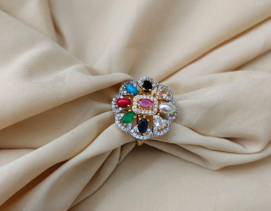Modern Adjustable Party Wear Ring
