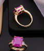 Lightweight Adjustable Gemstone Ring