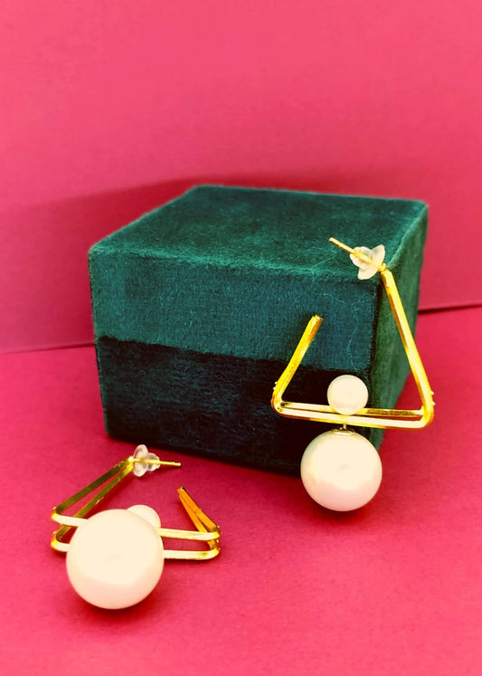 Surogya Elegant Gold Finish Earrings for Girls