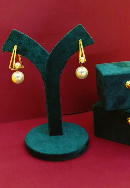 Surogya Elegant Gold Finish Earrings for Girls